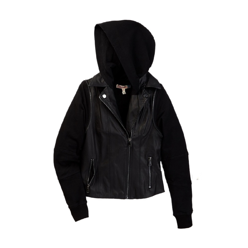 Leather Vested Jacket - Picture 4 of 4